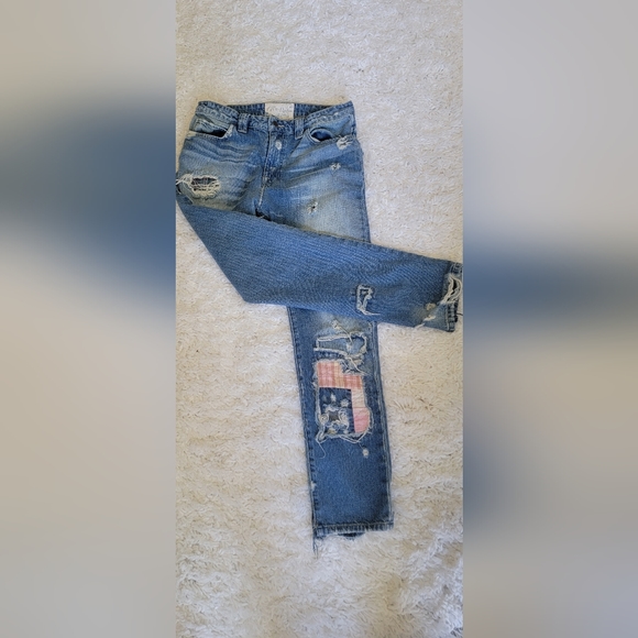 Free People jeans 29 frayed - Picture 1 of 7